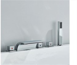 Смеситель каскадный на борт ванны Santarinio SB-110600 хром 39916 - фото 237055