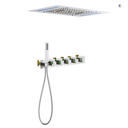 Душевая система скрытого монтажа с термостатом Timo Petruma SX-5229/00SM Хром 43704 - фото 243710