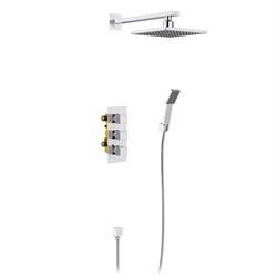 Душевая система скрытого монтажа с термостатом Timo Tetra-Thermo SX-0179/00 SM хром SX-0179/00 SM - фото 244497
