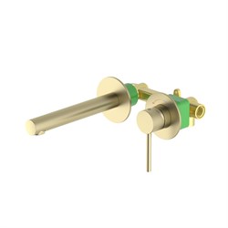 Смеситель для раковины встроенный с защитой от ожогов  Timo Saona 2391/17SM Золото матовое 43755 - фото 244715