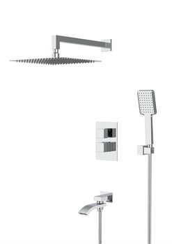 Душевая система скрытого монтажа с термостатом GAPPO G7107-40 хром 39592 - фото 247546