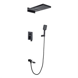 Душевая система скрытого монтажа GAPPO G7107-76 черная матовая 44003 - фото 247625
