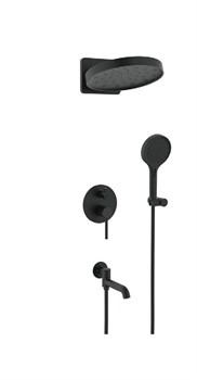 Душевая система скрытого монтажа GAPPO G7106-6 черная матовая 44013 - фото 247875