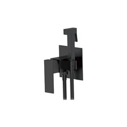 Гигиенический душ скрытого монтажа FRAP F72802-6 черный матовый 44055 - фото 249521