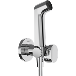 Гигиенический душ скрытого монтажа Hansgrohe Bidette E 229232000/29235180 хром 44083 - фото 249826