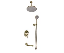 Душевая система скрытого монтажа Bronze de luxe SCANDI 14582/1BR бронза 44163 - фото 250563