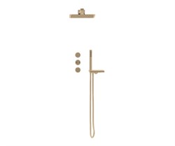 Душевая система скрытого монтажа Bronze de luxe LIMITED EDITION 1506LG золото матовое 44178 - фото 250867