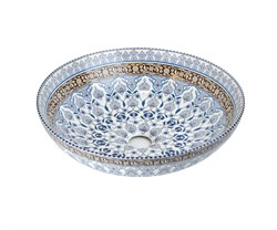 Раковина накладная Bronze de Luxe Marrakesh 1008 (405х405х125 мм) 44272 - фото 252274