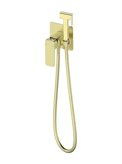 Гигиенический душ скрытого монтажа WONZON & WOGHAND EDGE WW- 88829003-BG Брашированное золото 44341 - фото 252709