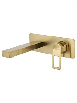 Смеситель для раковины скрытого монтажа WONZON & WOGHAND FRAME WW-88869010- BG Брашированное золото 44356 - фото 252818