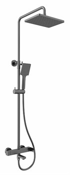 Душевая система KAISER Cube 01582-15 оружейная сталь 44632