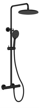 Душевая система с термостатом KAISER Serio 05577-2 черная матовая 44654