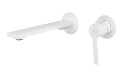 Смеситель для раковины скрытого монтажа KAISER Serio 05511-4 белый матовый 44672