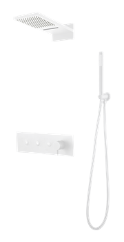 Душевая система скрытого монтажа Boheme Fusion 130-MW белая матовая 44749