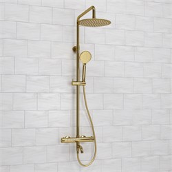Душевая система с термостатом Wasserkraft Thermo A188.208.207.PG глянцевое золото 44762