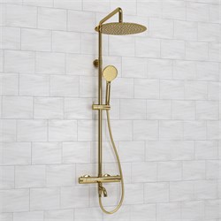 Душевая система с термостатом Wasserkraft Thermo A188.263.207.PG глянцевое золото 44763