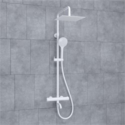 Душевая система с термостатом Wasserkraft Thermo A188.254.155.WM белая матовая 44772