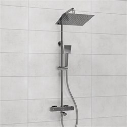 Душевая система с термостатом Wasserkraft Thermo A199.118.141.087.CH  хром 44781