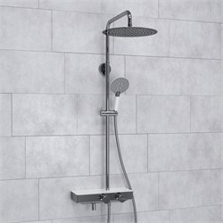 Душевая система с термостатом Wasserkraft Thermo A113.116.058.CH хром 44789