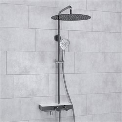 Душевая система с термостатом Wasserkraft Thermo A113.117.127.CH хром 44793