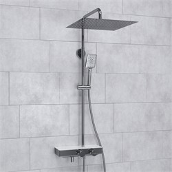 Душевая система с термостатом Wasserkraft Thermo A113.119.126.CH хром 44795