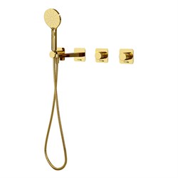 Смеситель скрытого монтажа для ванны с душем Wasserkraft Ems A7651.303.305.280.197.348 золото глянец 44811