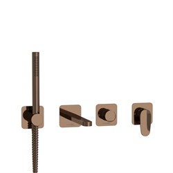 Смеситель скрытого монтажа для ванны с душем Wasserkraft Asphe A7751.287.289.290.292.291 розовое золото 44813