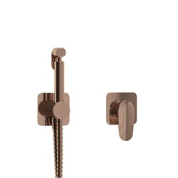 Гигиенический душ скрытого монтажа WasserKRAFT Asphe A7751.290.361.335 розовое золото 44851