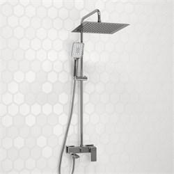 Душевая система со смесителем Wasserkraft A177.118.126.010.CH хром 44862