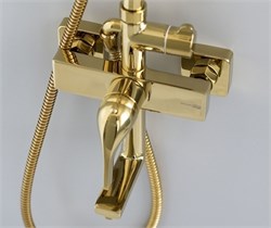 Душевая система со смесителем Wasserkraft  Sauer A171.261.348.PG глянцевое золото 44878