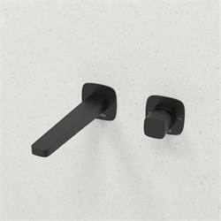 Смеситель для раковины скрытого монтажа WasserKraft Nuthe A9151.315 черный матовый 44912