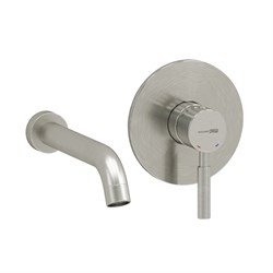 Смеситель для раковины скрытого монтажа WasserKraft Wern A42583 никель 44919