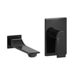 Смеситель для раковины скрытого монтажа WasserKraft Glan A66553 черный глянец 44927