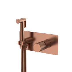 Гигиенический душ скрытого монтажа Boheme STICK COPPER BRUSHED 127-CB.4 брашированная медь 44949