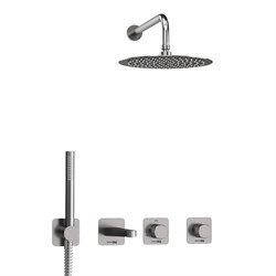 Душевая система скрытого монтажа Wasserkraft Tauber A6451.297.298.097.121.275.100.276 никель 44959