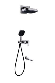 Душевая система скрытого монтажа BesserKraft B.600.01NK никель 45002