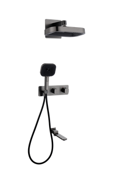 Душевая система скрытого монтажа BesserKraft B.605.01GR графит 45006