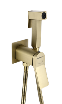 Гигиенический душ скрытого монтажа Hansen PRO HL60099-D золото матовое 45057