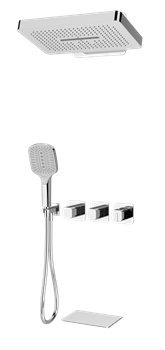 Душевая система скрытого монтажа Ganzer GZ12168 хром 45125