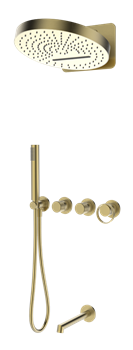 Душевая система скрытого монтажа Ganzer GZ19168-S золото матовое 45131