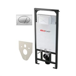 Инсталляция для унитаза AlcaPlast Sadromodul 4 в 1 A101/1200+M071+M91 с кнопкой SET 4 v 1 A101+M071 - фото 76046