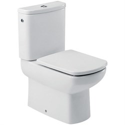 Унитаз напольный Roca Dama Senso Compacto, 342518000+801512004 крышка-сиденье микролифт Испания 342518000 - фото 88930