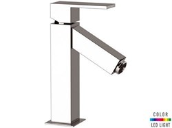 Смеситель для раковины с подсветкой Remer Q-COLOR QR 11 Италия QR 11 - фото 91094