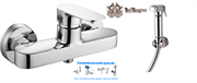 Гигиенический душ с настенным смесителем BELBAGNO ANCORA ANC-ESDM-CRM хром ANC-ESDM-CRM