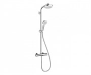 Душевая система с термостатом Hansgrohe Crometta 27264400 хром/белый 27264400
