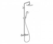 Душевая система с термостатом Hansgrohe Croma Select E 27256400 хром/белый 27256400