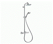 Душевая система с термостатом Hansgrohe Croma2 7135000 хром 27135000