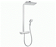 Душевая система с термостатом Hansgrohe Raindance 27112000 хром 27112000