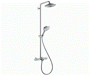 Душевая система с термостатом Hansgrohe Raindance 27117000 хром 27117000