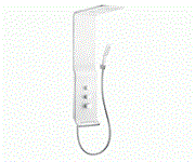 Душевая панель с термостатом Hansgrohe Raindance Lift 27008400 белый/хром 27008400